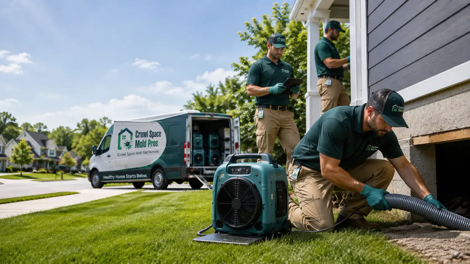 Crawl Space Mold Removal in Coon Rapids, MN